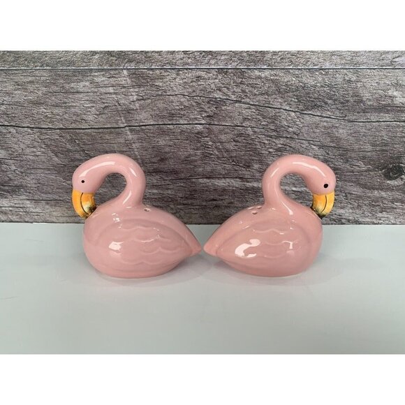 pink flamingo salt and pepper shakers - Picture 4 of 10